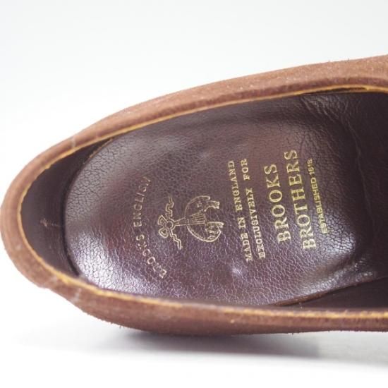 超希少★クロケット&ジョーンズ UK8.5/US9E【★BROOKS ENGLISH別注】/ブルックスブラザーズ/BROOKS BROTHERS/Crockett&Jones★b159
