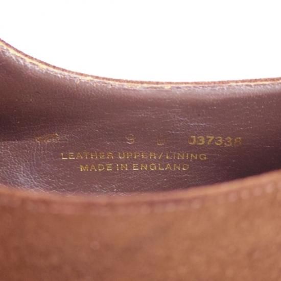 超希少★クロケット&ジョーンズ UK8.5/US9E【★BROOKS ENGLISH別注】/ブルックスブラザーズ/BROOKS BROTHERS/Crockett&Jones★b159