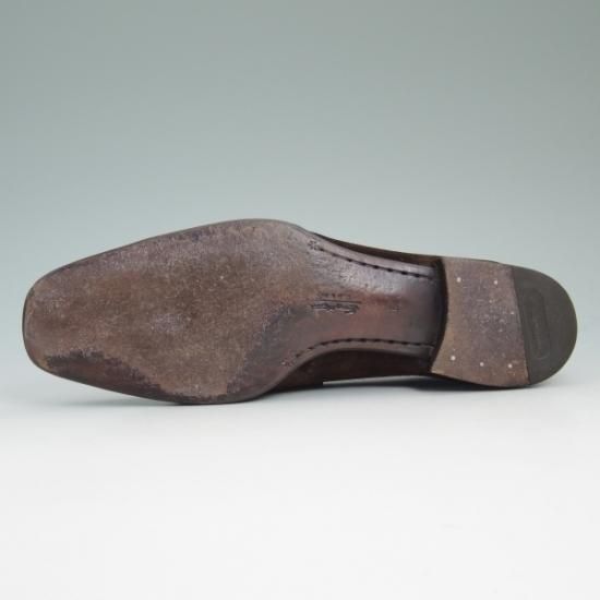 極上★サントーニ SIZE 6【★コインローファー】スエード/Santoni★b162
