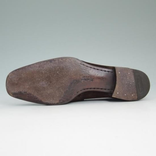 極上★サントーニ SIZE 6【★コインローファー】スエード/Santoni★b162