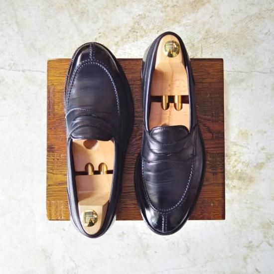 極上★メイカーズ SIZE 8【★コインローファー】黒/Makers★b163