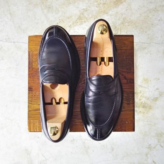 極上★メイカーズ SIZE 8【★コインローファー】黒/Makers★b163