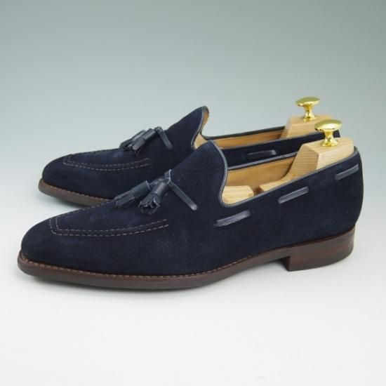 美品★クロケット&ジョーンズ 6.5E【★ダイナイトソール仕様】WITNEY/ウィットニー/タッセルローファー/Crockett&Jones★b166