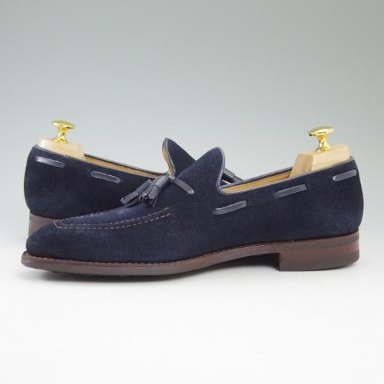 美品★クロケット&ジョーンズ 6.5E【★ダイナイトソール仕様】WITNEY/ウィットニー/タッセルローファー/Crockett&Jones★b166