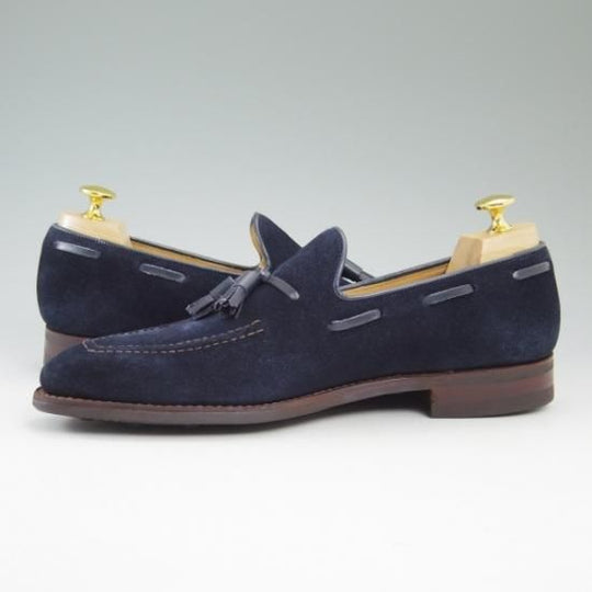 美品★クロケット&ジョーンズ 6.5E【★ダイナイトソール仕様】WITNEY/ウィットニー/タッセルローファー/Crockett&Jones★b166