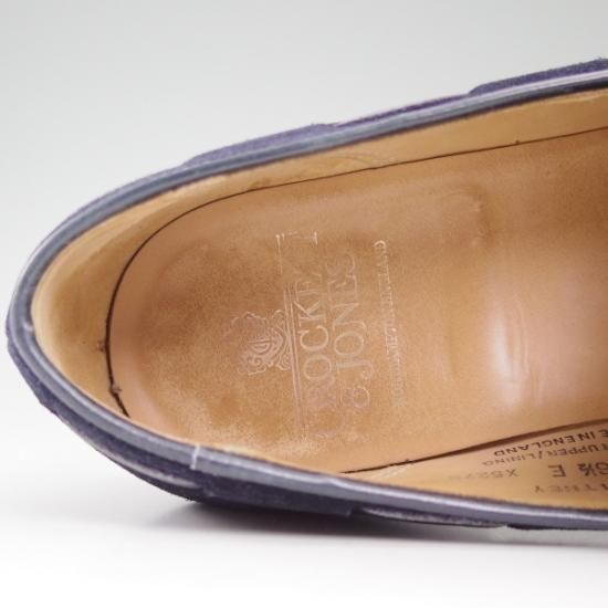 美品★クロケット&ジョーンズ 6.5E【★ダイナイトソール仕様】WITNEY/ウィットニー/タッセルローファー/Crockett&Jones★b166