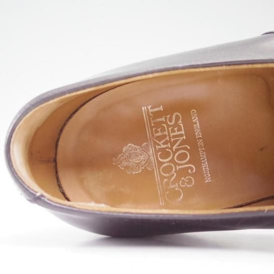 極上★クロケット&ジョーンズ 8E【★ハラム/HALLAM/348ラスト/ストレートチップ】Crockett&Jones★b167