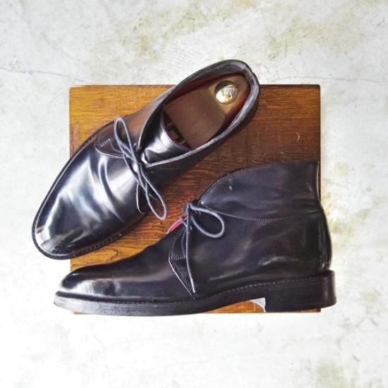 極美品★トリッカーズ SIZE 7【★コードバン仕様/ヤマネデラックス別注】YAMANE DELUXE/M7399/チャッカブーツ/Tricker's★b168