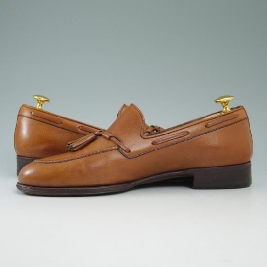 TANINO CRISCIタニノクリスチー ブラウンレザー タッセルローファー タニノクリスチー SIZE 6.5【タッセルローファー/濃茶】 | 高級中古