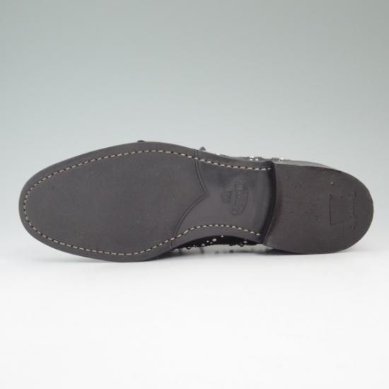 極美品★チャーチ(レディース) 24.5cm/SIZE 37.5【★希少!!BURWOOD/スタッズ/キルト付】バーウッド/フルブローグ/Church's★b172