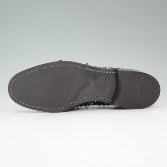 極美品★チャーチ(レディース) 24.5cm/SIZE 37.5【★希少!!BURWOOD/スタッズ/キルト付】バーウッド/フルブローグ/Church's★b172