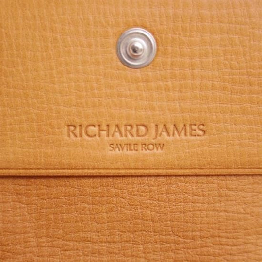 未使用★(英)リチャードジェームス/カードケース【★ブライドルレザー仕様】メンズ/財布/RICHARD JAMES★b176