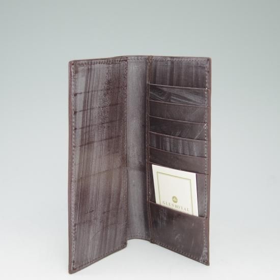 未使用★グレンロイヤル/長財布/札入れ【★ブライドルレザー仕様】濃茶/メンズ/GLENROYAL★b177