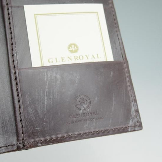 未使用★グレンロイヤル/長財布/札入れ【★ブライドルレザー仕様】濃茶/メンズ/GLENROYAL★b177