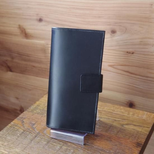 未使用★ホワイトハウスコックス /長財布【★ブライドルレザー仕様】黒/メンズ/Whitehouse Cox★b178