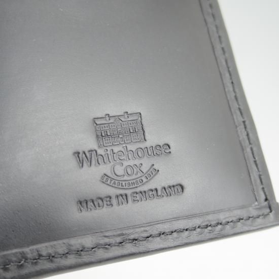 未使用★ホワイトハウスコックス /長財布【★ブライドルレザー仕様】黒/メンズ/Whitehouse Cox★b178