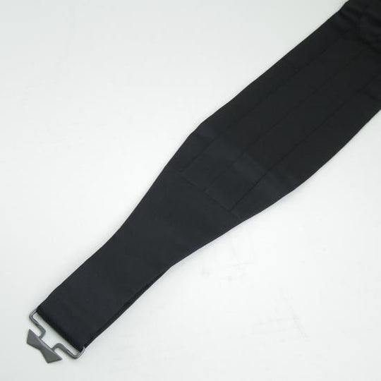 美品★(英)GIEVES & HAWKES/ギーブス&ホークス【★カマーバンド/フォーマル小物】タキシード 礼服/ブラック 黒★b180