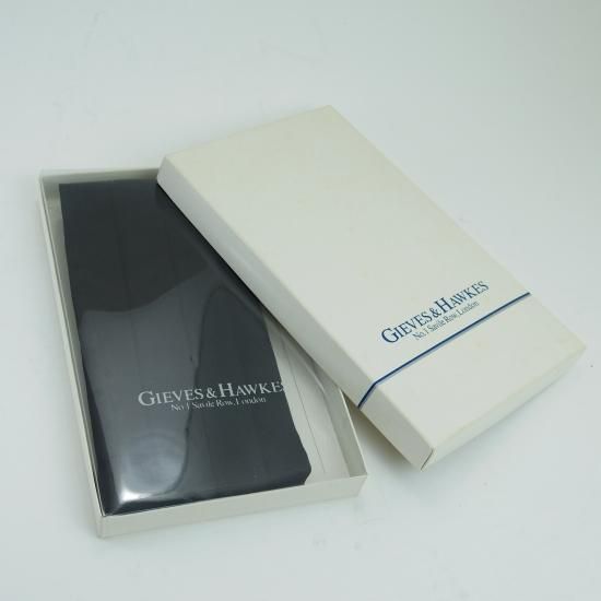 美品★(英)GIEVES & HAWKES/ギーブス&ホークス【★カマーバンド/フォーマル小物】タキシード 礼服/ブラック 黒★b180