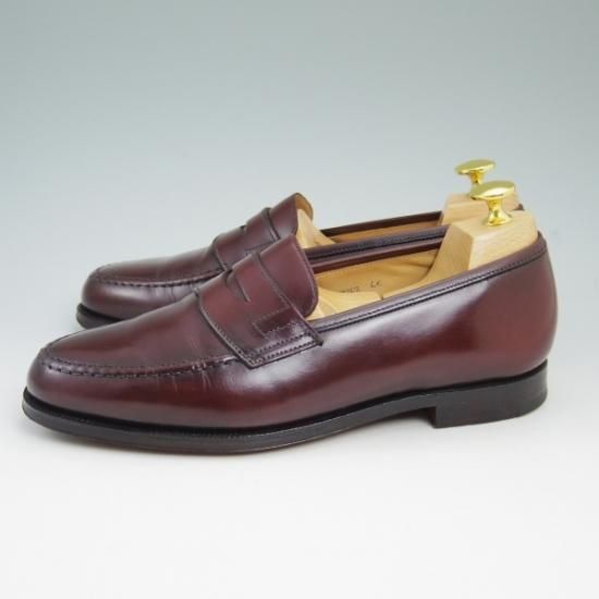 極美品★クロケット&ジョーンズ 6E 【★Lloyd Footwear別注/ロイドフットウェア】コインローファー/Crockett&Jones★b183
