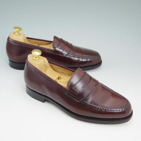 極美品★クロケット&ジョーンズ 6E 【★Lloyd Footwear別注/ロイドフットウェア】コインローファー/Crockett&Jones★b183