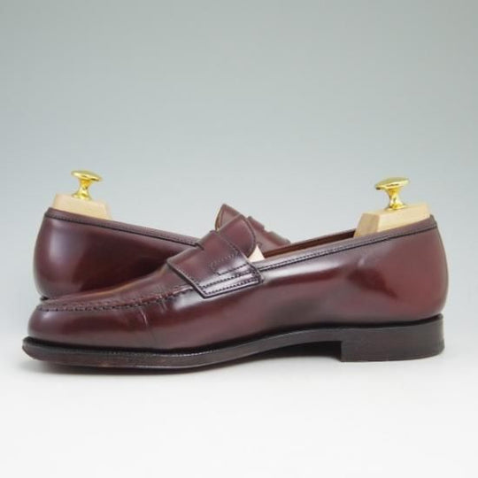 極美品★クロケット&ジョーンズ 6E 【★Lloyd Footwear別注/ロイドフットウェア】コインローファー/Crockett&Jones★b183
