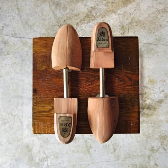 美品★オールデン Sサイズ【ロチェスター製★純正シューツリー/木製シューキーパー/ROCHESTER】ALDEN★b184