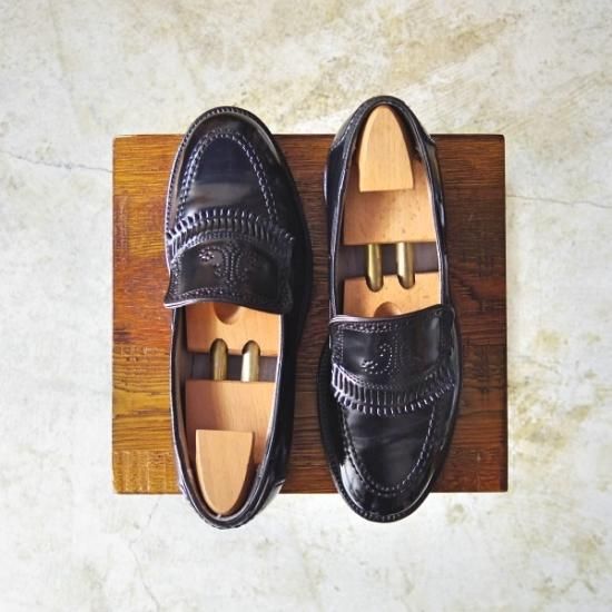 美品☆オールデン 6.5D 【☆コードバン仕様】32160/キルト/ローファー