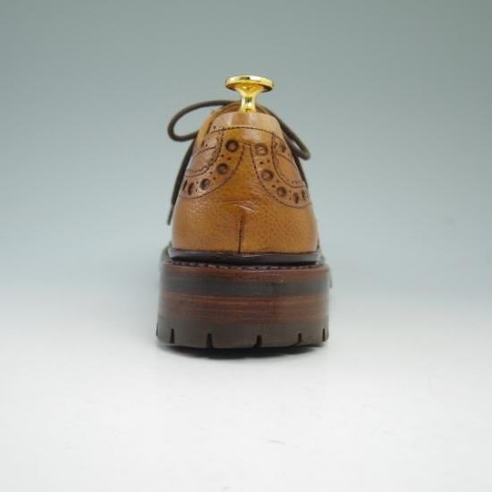 美品★チーニー 7.5F【★カントリーコレクション/AVON C/12508ラスト/コマンドソール/フルブローグ】CHEANEY★b189