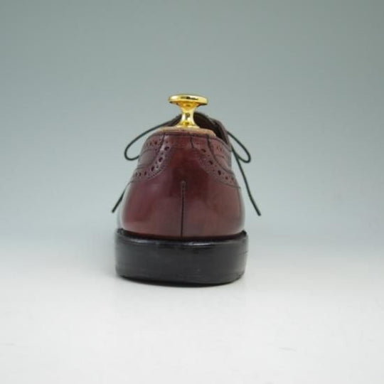 極上★(米)アレンエドモンズ 9D【定価15万円以上★コードバン/Sanford】セミブローグ/赤茶/メンズ/ALLEN EDMONDS★b190