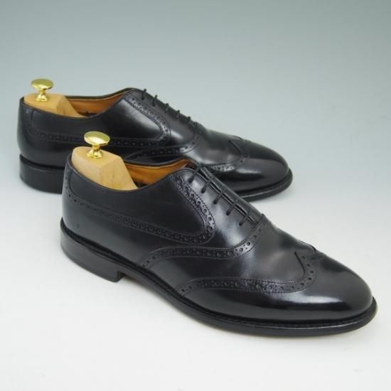 極上★(米)アレンエドモンズ 8.5D【貴重モデル★Birmingham/バーミンガム】ブラインドブローグ/黒/メンズ/ALLEN EDMONDS★b191