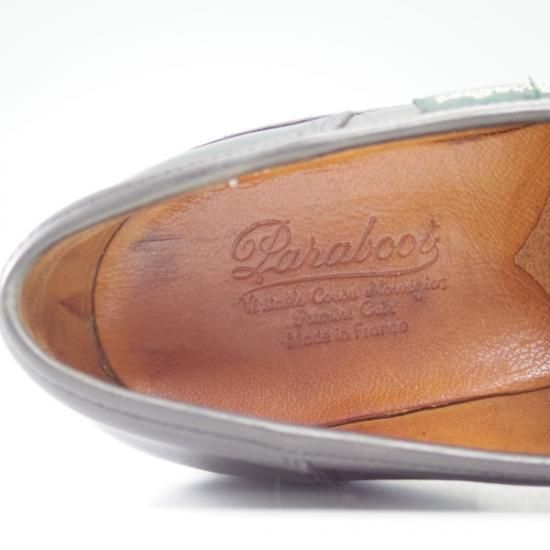 極上★パラブーツ SIZE 7.5【★ランス/REIMS/マルシェソール/コインローファー】Paraboot★b193