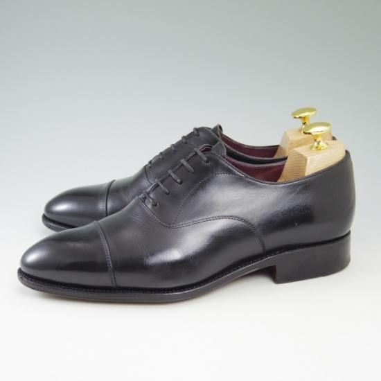 美品★カルミナ SIZE 5.5 【★トレーディングポスト別注品/Trading Post】NEGRO/ストレートチップ/CARMINA★b196