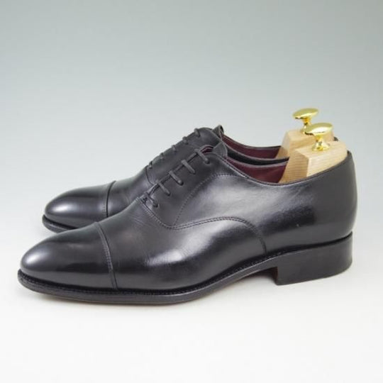 美品★カルミナ SIZE 5.5 【★トレーディングポスト別注品/Trading Post】NEGRO/ストレートチップ/CARMINA★b196