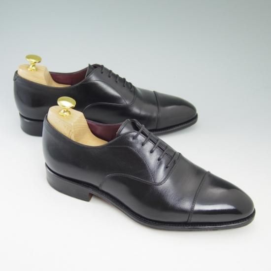 美品★カルミナ SIZE 5.5 【★トレーディングポスト別注品/Trading Post】NEGRO/ストレートチップ/CARMINA★b196