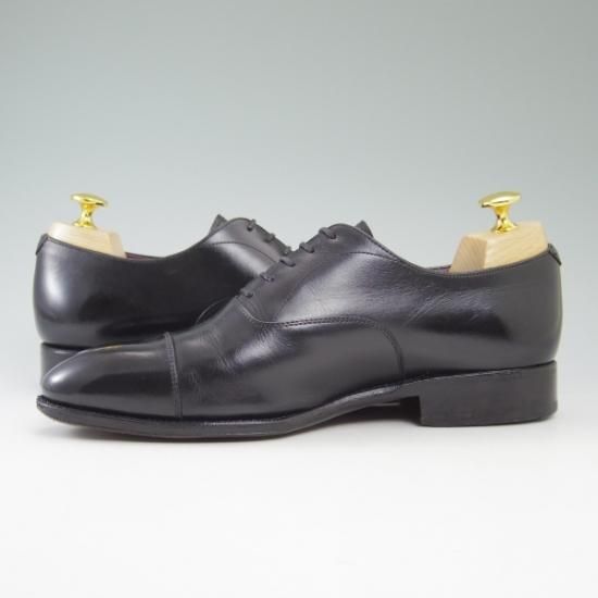 美品★カルミナ SIZE 5.5 【★トレーディングポスト別注品/Trading Post】NEGRO/ストレートチップ/CARMINA★b196