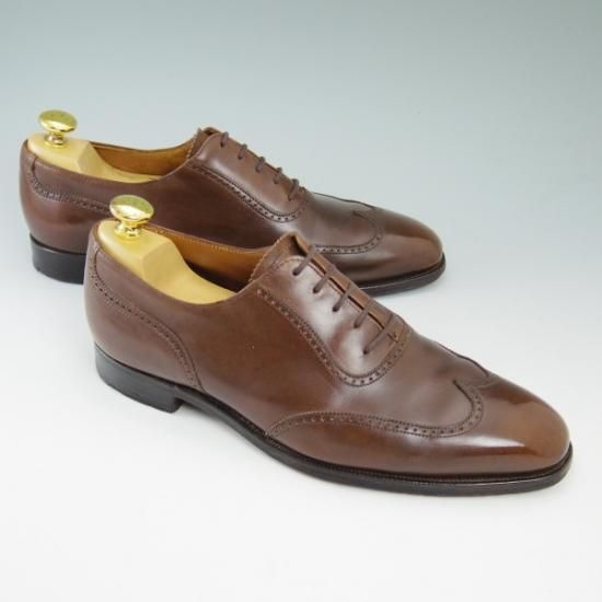 ★クロケット&ジョーンズ 7.5E 【★(英)ジョージクレバリー別注品/GEORGE CLEVERLEY】ブラインドブローグ/Crockett&Jones★b199