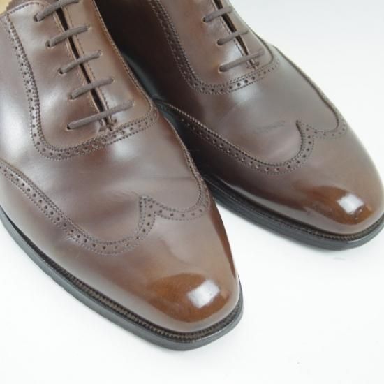 ★クロケット&ジョーンズ 7.5E 【★(英)ジョージクレバリー別注品/GEORGE CLEVERLEY】ブラインドブローグ/Crockett&Jones★b199