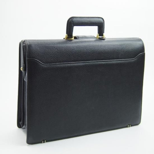 美品★(英)ダックス/DAKS【★ダレスバッグ/黒】メンズ ビジネス バッグ/レザー ブリーフケース★N4825