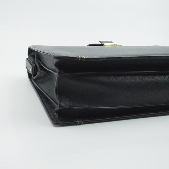 美品★(英)ダックス/DAKS【★ダレスバッグ/黒】メンズ ビジネス バッグ/レザー ブリーフケース★N4825