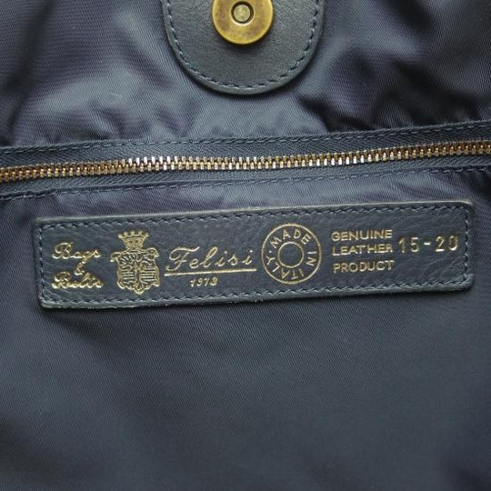 美品★フェリージ/Felisi【定価7.5万円★紺/トートバッグ/15-20】レザー トート バッグ/ユニセックス/メンズ&レディース/ビジネス★N4826