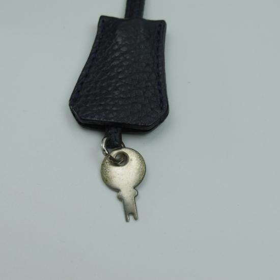 美品★(伊)Fontanelli/フォンタネッリ【★ブリーフケース/紺色】ネイビー/レザー/クラッチバッグ/メンズ ビジネス バッグ/★N4827