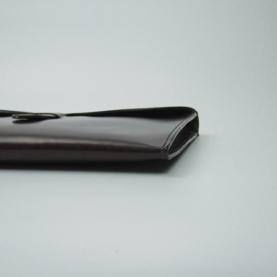 美品★(英)ラザフォード/Rutherfords【★トングフォリオ ケース/ブライドルレザー】クラッチバッグ/茶/メンズ/ユニオンワークス取扱い★N4829