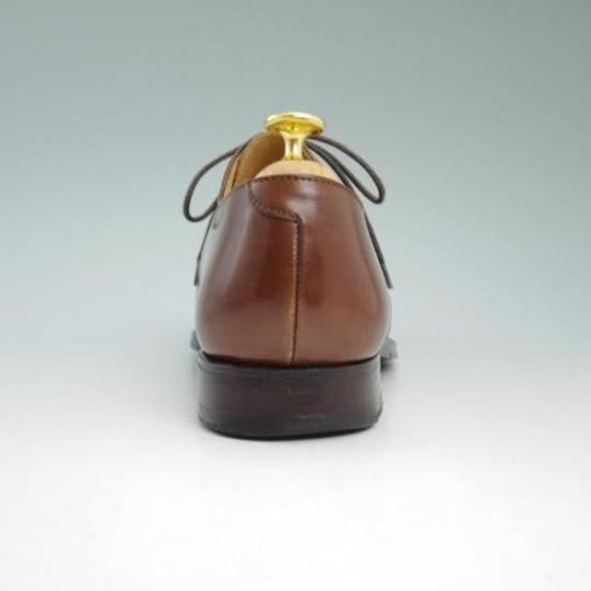 美品★クロケット&ジョーンズ 6E 【★Lloyd Footwear別注】 ロイドフットウェア/Jシリーズ/プレーントゥ/Vフロント/Crockett＆Jones★b206