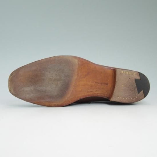 美品★クロケット&ジョーンズ 6E 【★Lloyd Footwear別注】 ロイドフットウェア/Jシリーズ/プレーントゥ/Vフロント/Crockett＆Jones★b206