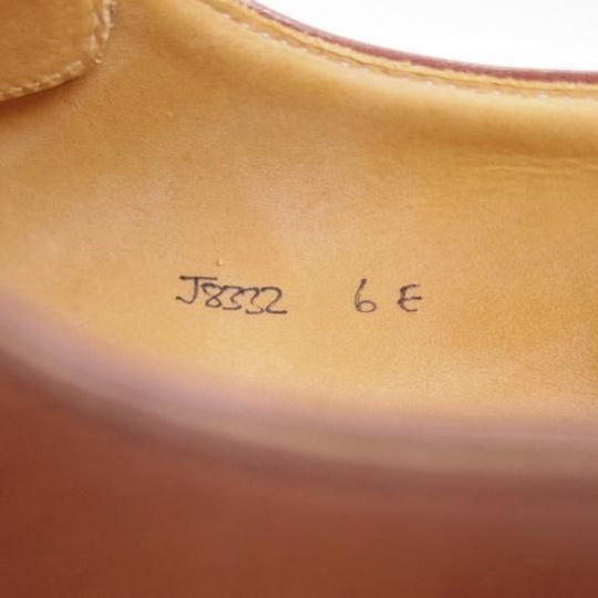 美品★クロケット&ジョーンズ 6E 【★Lloyd Footwear別注】 ロイドフットウェア/Jシリーズ/プレーントゥ/Vフロント/Crockett＆Jones★b206