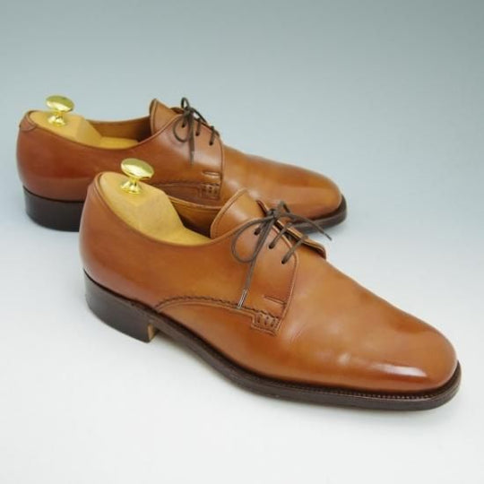 美品★トリッカーズ SIZE 7 【★希少!!Corniche By Tricker's/デッドストック購入後使用僅か】 プレーントゥ/Tricker's★b207