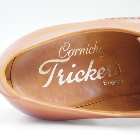 美品★トリッカーズ SIZE 7 【★希少!!Corniche By Tricker's/デッドストック購入後使用僅か】 プレーントゥ/Tricker's★b207