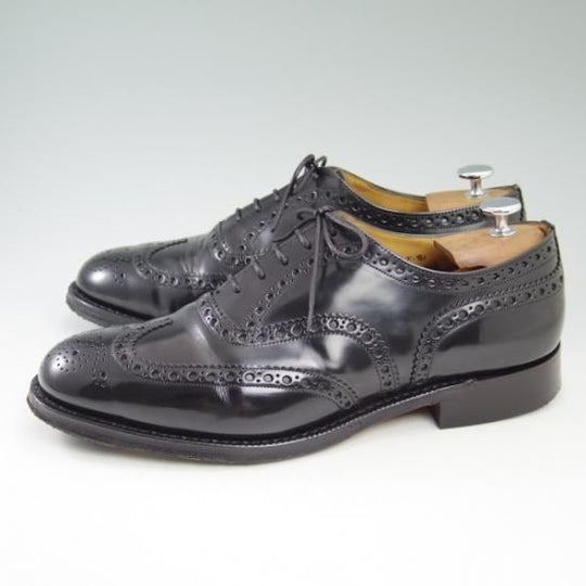 極上★チャーチ 90F 【★バーウッド/BURWOOD】 81ラスト/ポリッシュドバインダーカーフ/4都市ロゴ/フルブローグ/Church's★b216