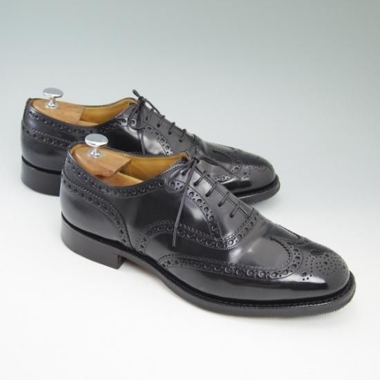 極上★チャーチ 90F 【★バーウッド/BURWOOD】 81ラスト/ポリッシュドバインダーカーフ/4都市ロゴ/フルブローグ/Church's★b216