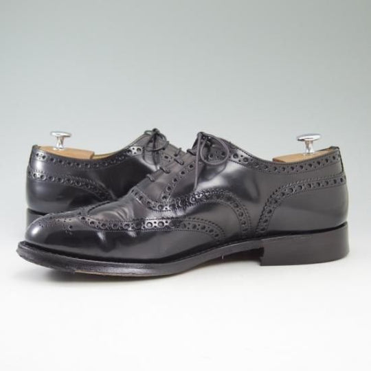 極上★チャーチ 90F 【★バーウッド/BURWOOD】 81ラスト/ポリッシュドバインダーカーフ/4都市ロゴ/フルブローグ/Church's★b216